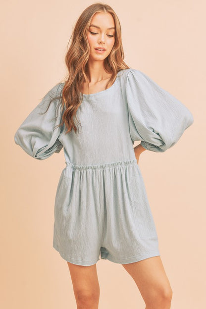 AEMI & Co. Babydoll  Romper with Pockets - Kyle Romper