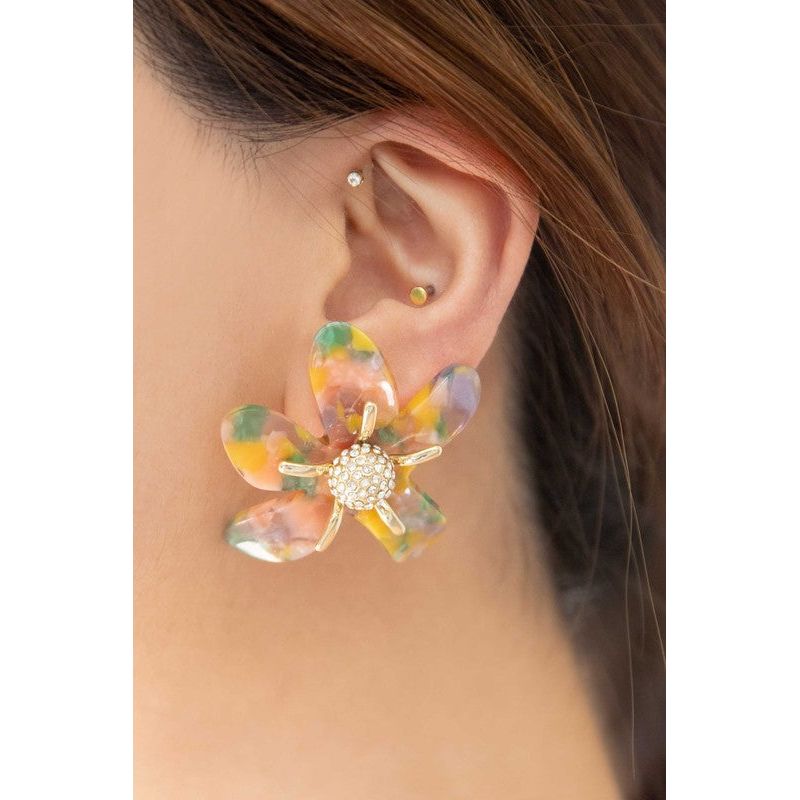 LOVODA Flower Power Post Earrings