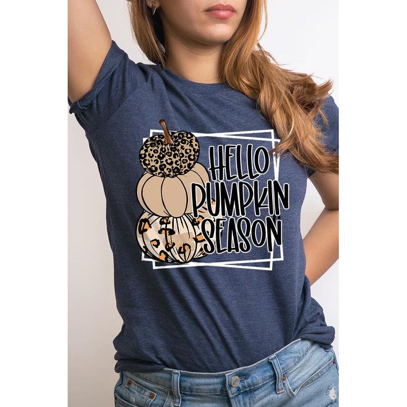 COLOR BEAR  Hello Pumpkin Season Short sleeve Graphic T-Shirt