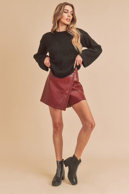 AEMI & Co. Chic Cutout Knit Sweater - Harlie Sweater