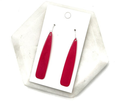 BAUBLES by B Burgundy Pixie Acrylic Earrings