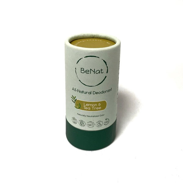 BeNAT All Natural, Plastic-Free Deodorants. 3oz.