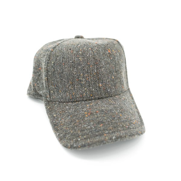 DANI & EM Breezy Tweed Ball Cap Fall Fashion Autumn Hat