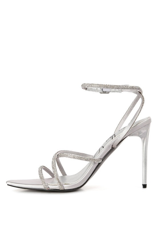 RAG & Co. Dare Me Rhinestone Embellished Party High Heels Sandals