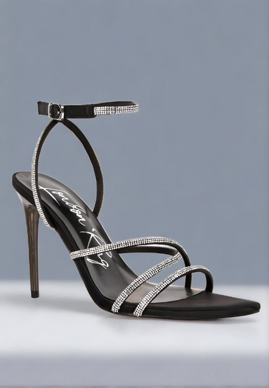 RAG & Co. Dare Me Rhinestone Embellished Party High Heels Sandals