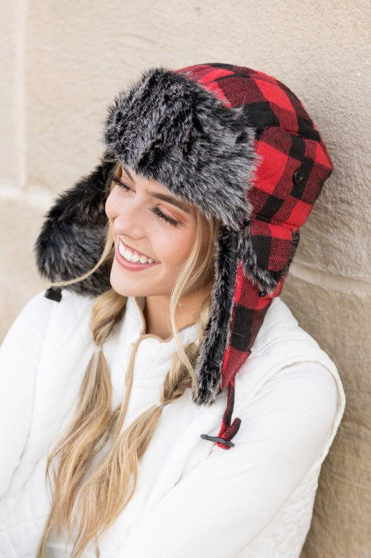 AILI'S CORNER Buffalo Trapper Hat