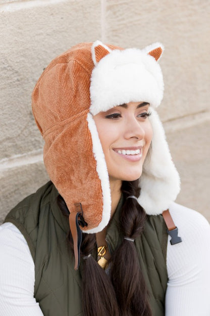 AILI'S CORNER Kitten Ear Trapper Hat