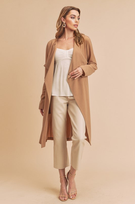 AEMI & Co. Relaxed Open-front Cardigan-Rosalie Coat