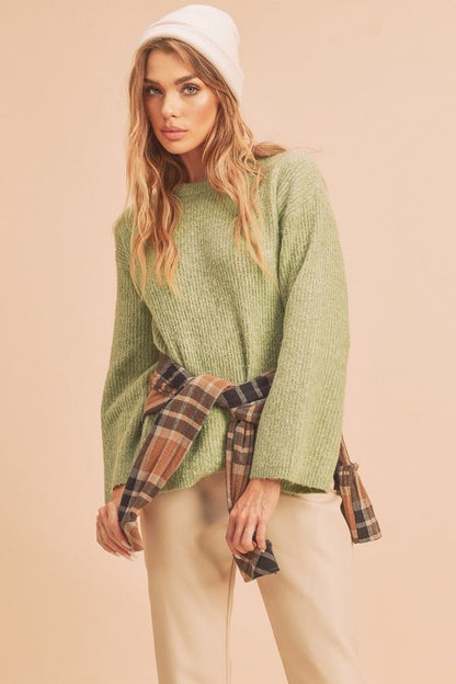 AEMI & Co. Chic Cutout Knit Sweater - Harlie Sweater