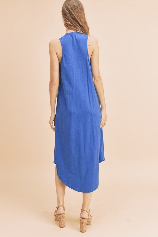 AEMI & Co. Sleeveless Flare A-line Telisa Midi Dress