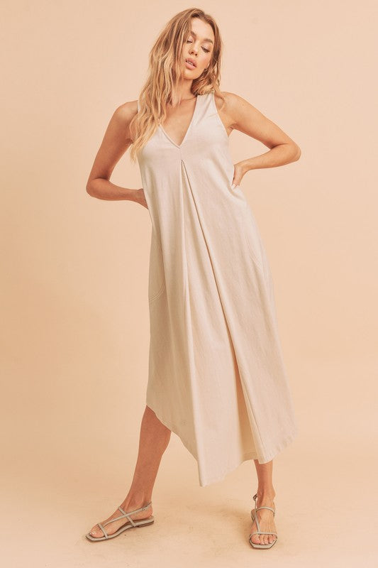 AEMI & Co. Sleeveless Flare A-line Telisa Midi Dress