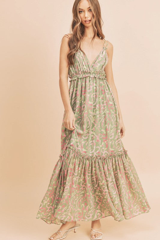 AEMI & Co. Flirty Floral Dress with Empire Silhouette - Davia Dress