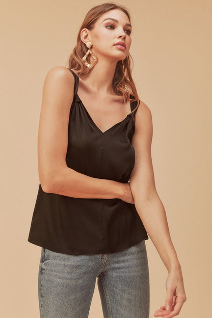 AEMI & Co. Casual V Neckline Top - Carissa Top