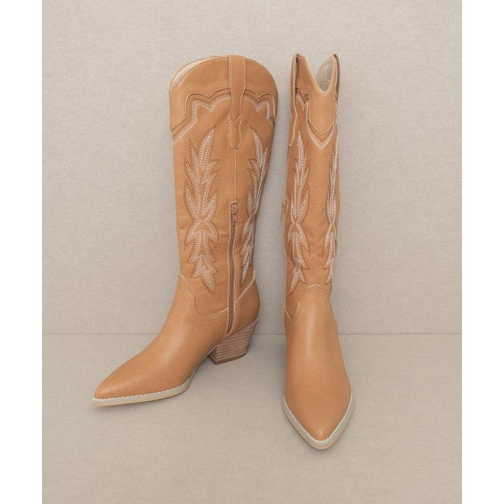 KKE ORIGINALS Ainsley - Embroidered Cowboy Boot