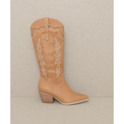 KKE ORIGINALS Ainsley - Embroidered Cowboy Boot