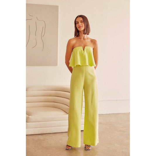 DO + BE COLLECTION Sleeveless Wide-leg Jumpsuit