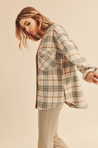 AEMI & Co. Plaid Hila Cardigan Jacket