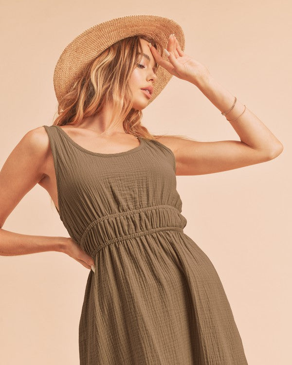 AEMI & Co. Casual Vacation Boho Dress - Darci Dress