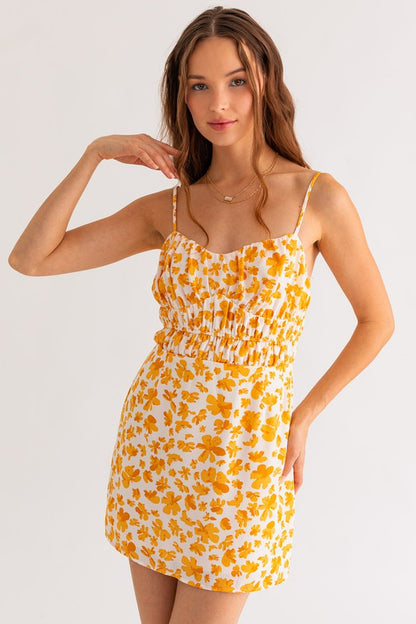 LE LIS Mini Yellow Tank Sundress