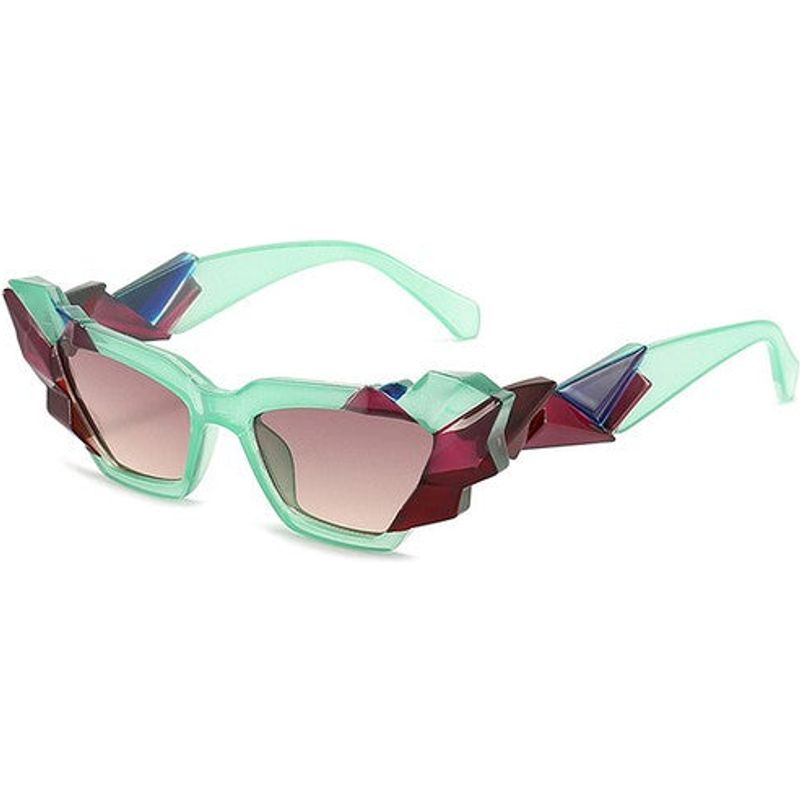 Geometric Irregular Cat Eye Fashion Sunglasses