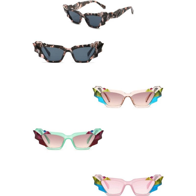 Geometric Irregular Cat Eye Fashion Sunglasses