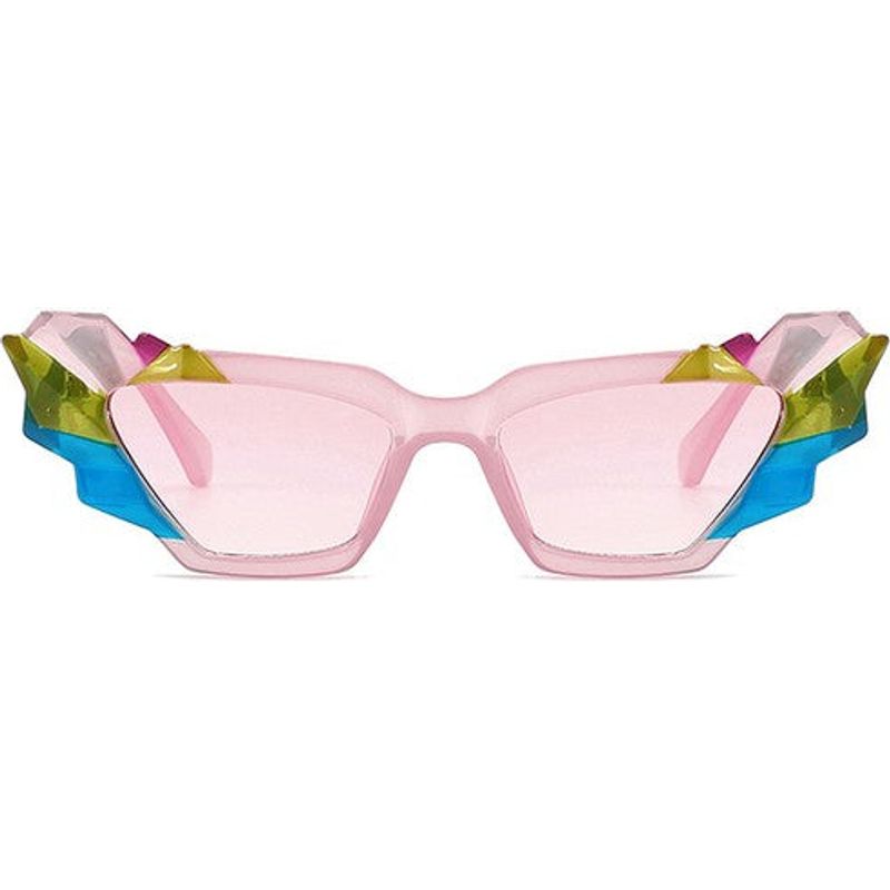 Geometric Irregular Cat Eye Fashion Sunglasses