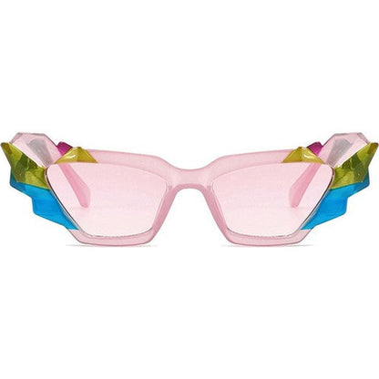 Geometric Irregular Cat Eye Fashion Sunglasses