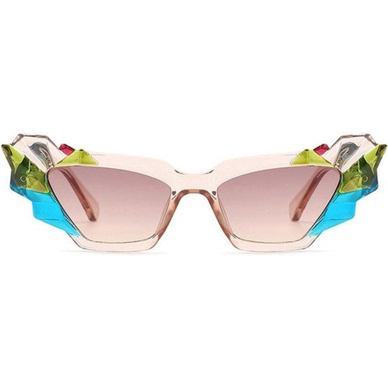 Geometric Irregular Cat Eye Fashion Sunglasses