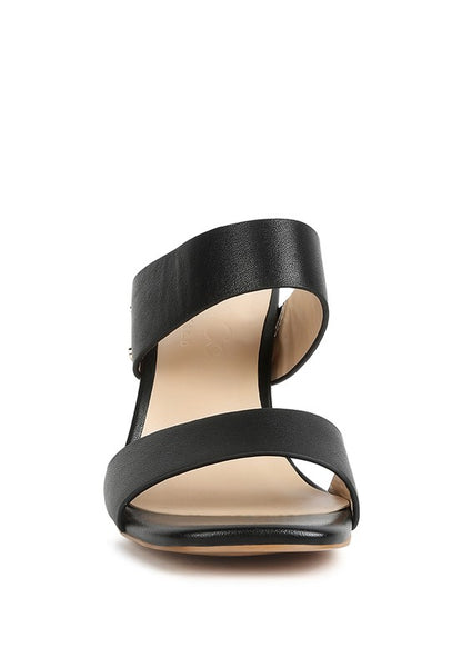 RAG Company Alodia Slim Block Heel Sandals