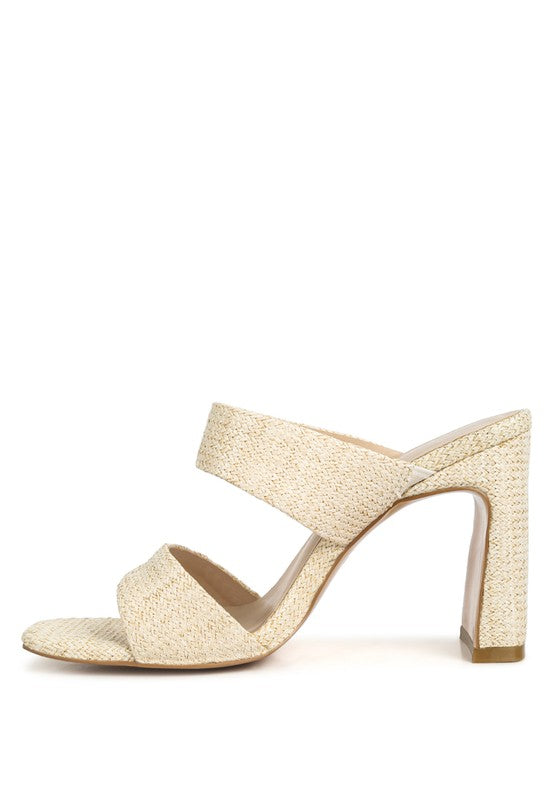 RAG Company Alodia Slim Block Heel Sandals