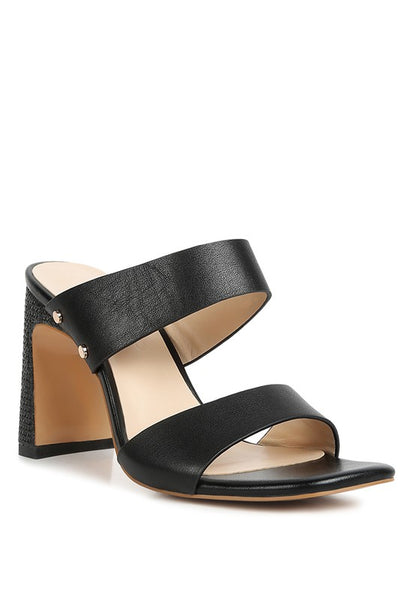 RAG Company Alodia Slim Block Heel Sandals