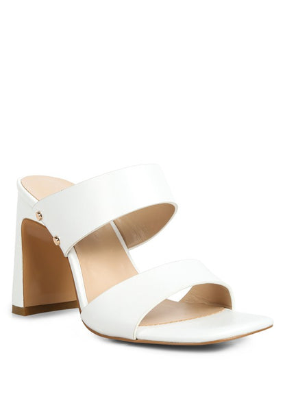 RAG Company Alodia Slim Block Heel Sandals