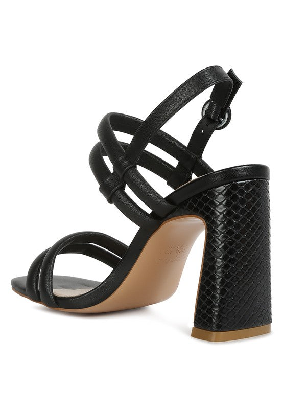 RAG & Co. AVIANNA Slim Block Heel Sandal