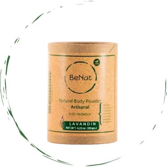 BeNAT All-Natural Body Powder. Eco-Friendly.