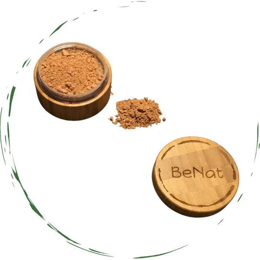 BeNAT All-Natural Bronzer Loose Powder. Vegan.