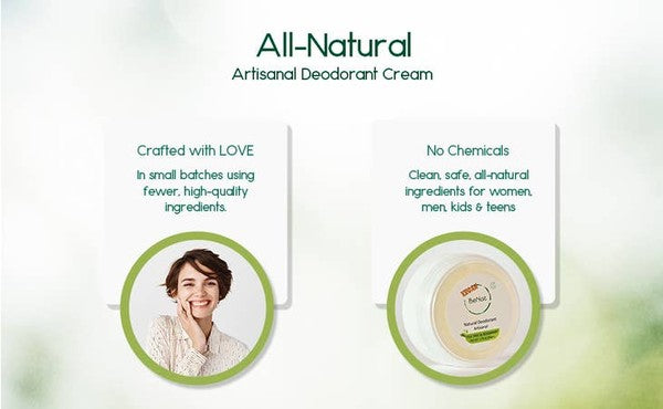 BeNAT Vegan Deodorant Cream