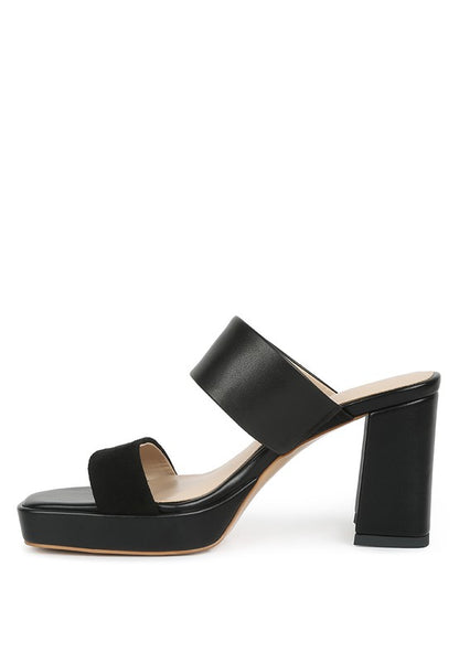 RAG & Co. Eddlia Slip On Platform Sandals