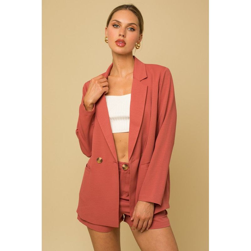 GILLI DOUBLE BREASTED BLAZER