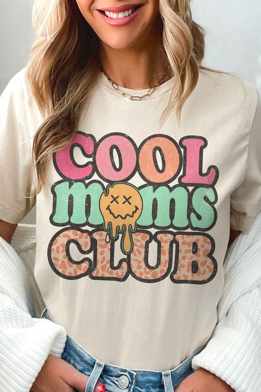 A. BLUSH CO. COOL MOMS CLUB Graphic Tee