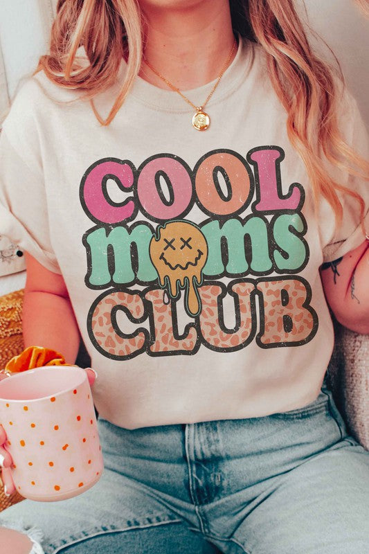 A. BLUSH CO. COOL MOMS CLUB Graphic Tee