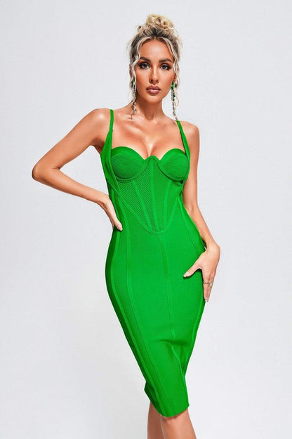 ATHINA Sexy Bandage Corset Party Dress