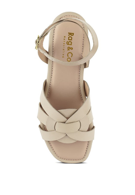 RAG & Co. ASHTON Flat Ankle Strap Sandals