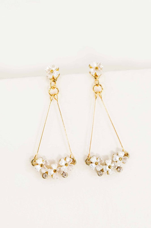 Lovoda's Elegant Florence Drop Earrings