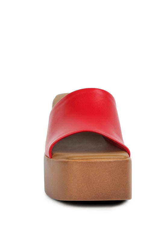 RAG & Co. Scandal Slip On Block Heel Sandals