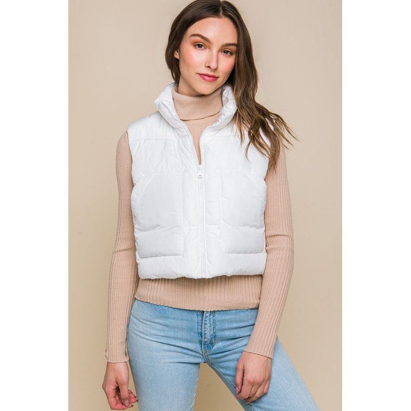 Puffer Vest With Pockets