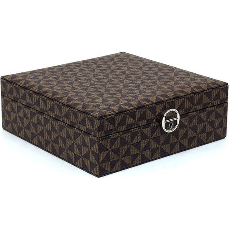 FASHION WORLD Monogram Jewelry Travel Case