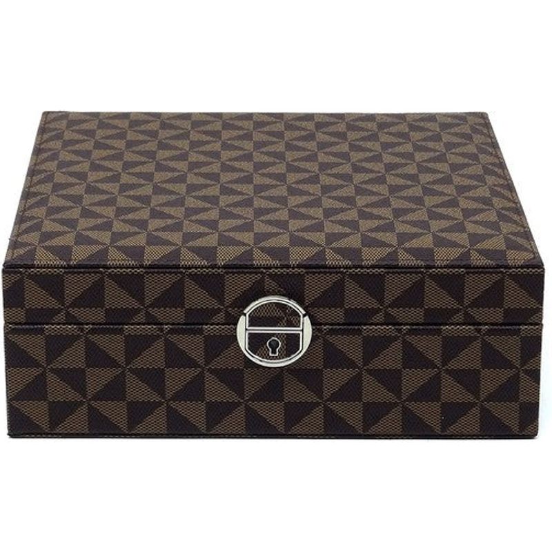 FASHION WORLD Monogram Jewelry Travel Case