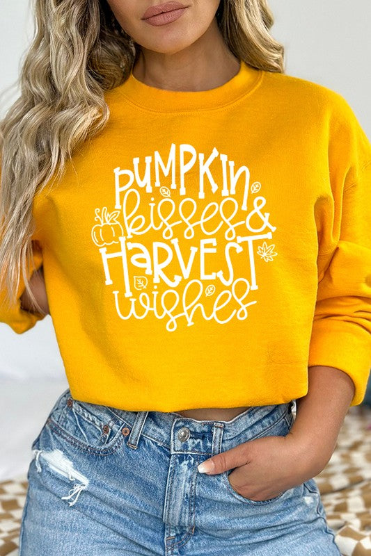 CALI's Pumpkin Kisses Harvest Wishes Sweatshirt