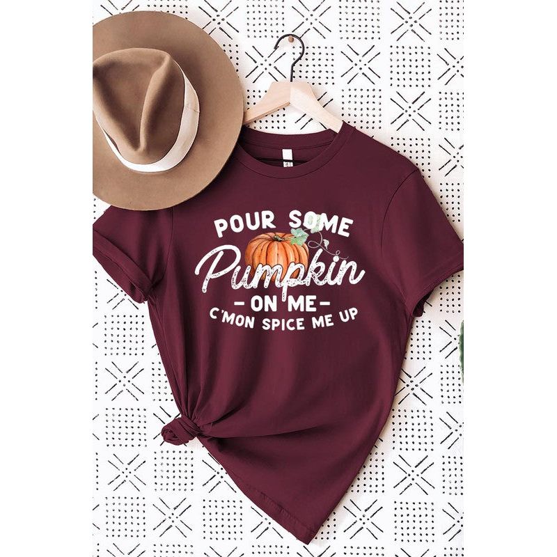 COLOR BEAR " C'mon Spice me up" Fall Humor Graphic T-shirt