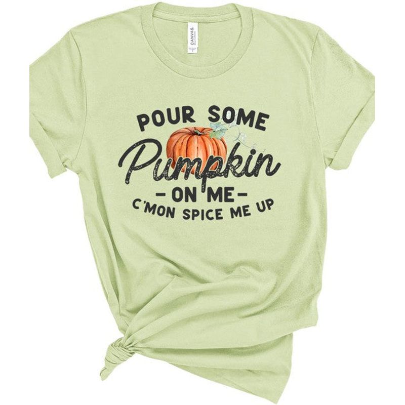 COLOR BEAR " C'mon Spice me up" Fall Humor Graphic T-shirt